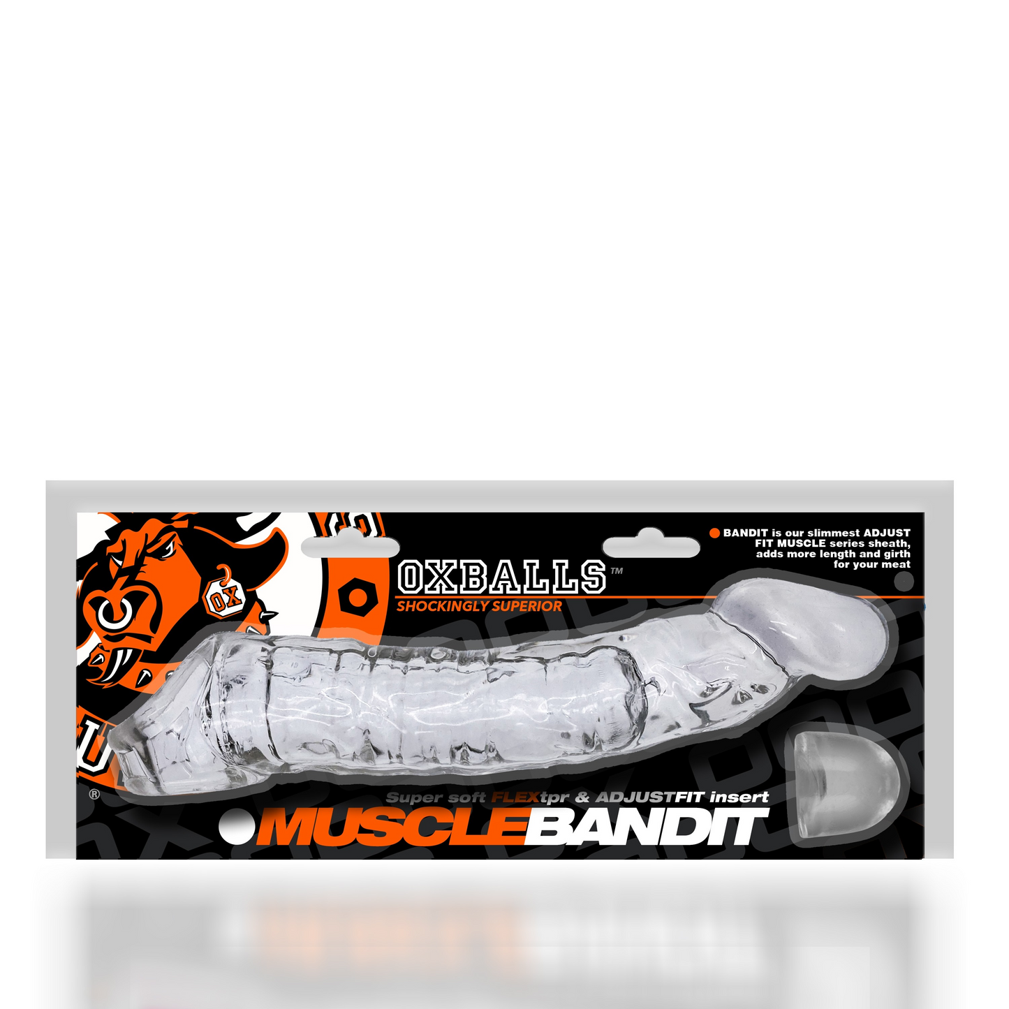 Oxballs Muscle Bandit Slim Cocksheath Clear