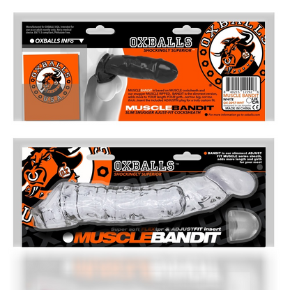 Oxballs Muscle Bandit Slim Cocksheath Clear