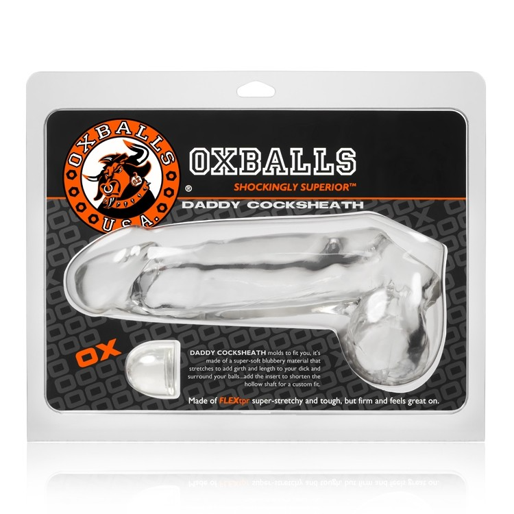 Oxballs Daddy Cocksheath -  CLEAR