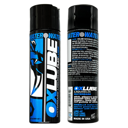 Oxballs Oxlube Waterbase Liquisilk Playlube 4.4 oz