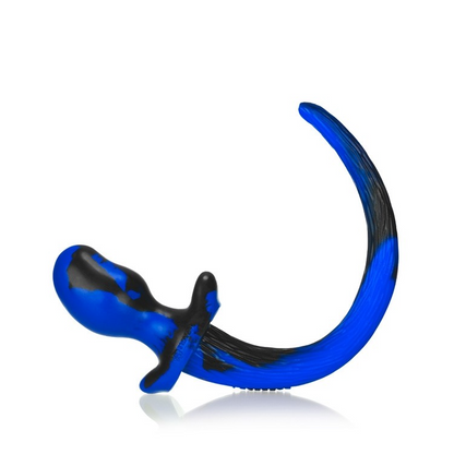 Oxballs Puppy Tail Bulldog Butt Plug - Police Swirl
