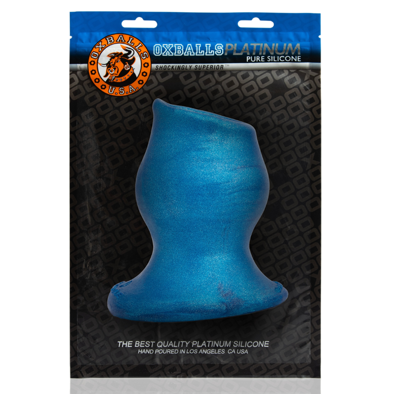 Oxballs Pighole Morph Silicone Plug - BLUEBALLS, X-Large