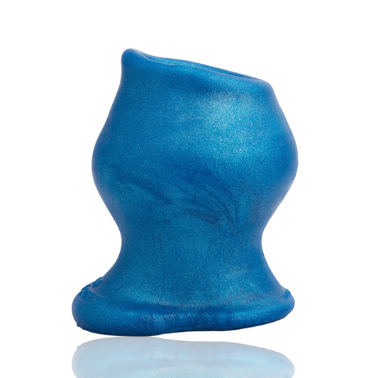 Oxballs Pighole Morph Silicone Plug BLUEBALLS METALLIC