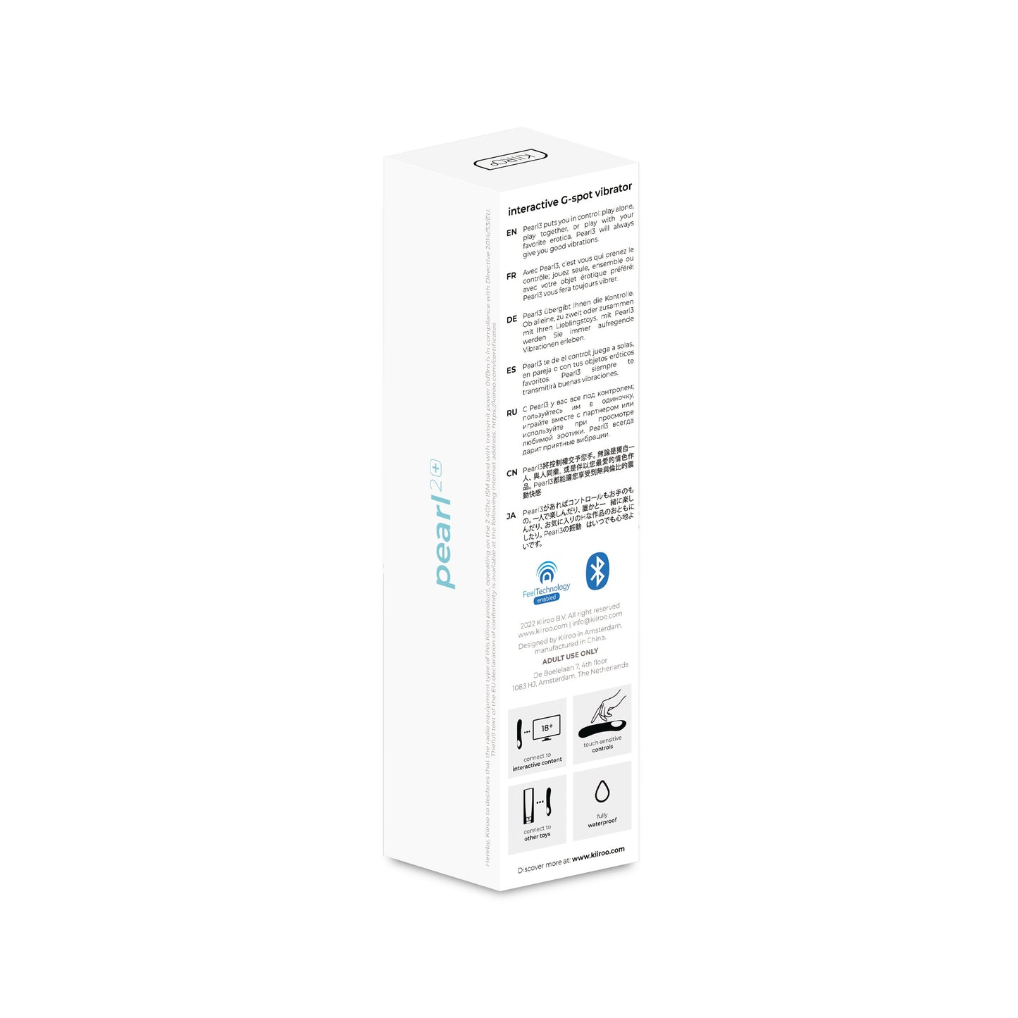 Kiiroo Pearl2+ G-spot Vibrator Turquoise