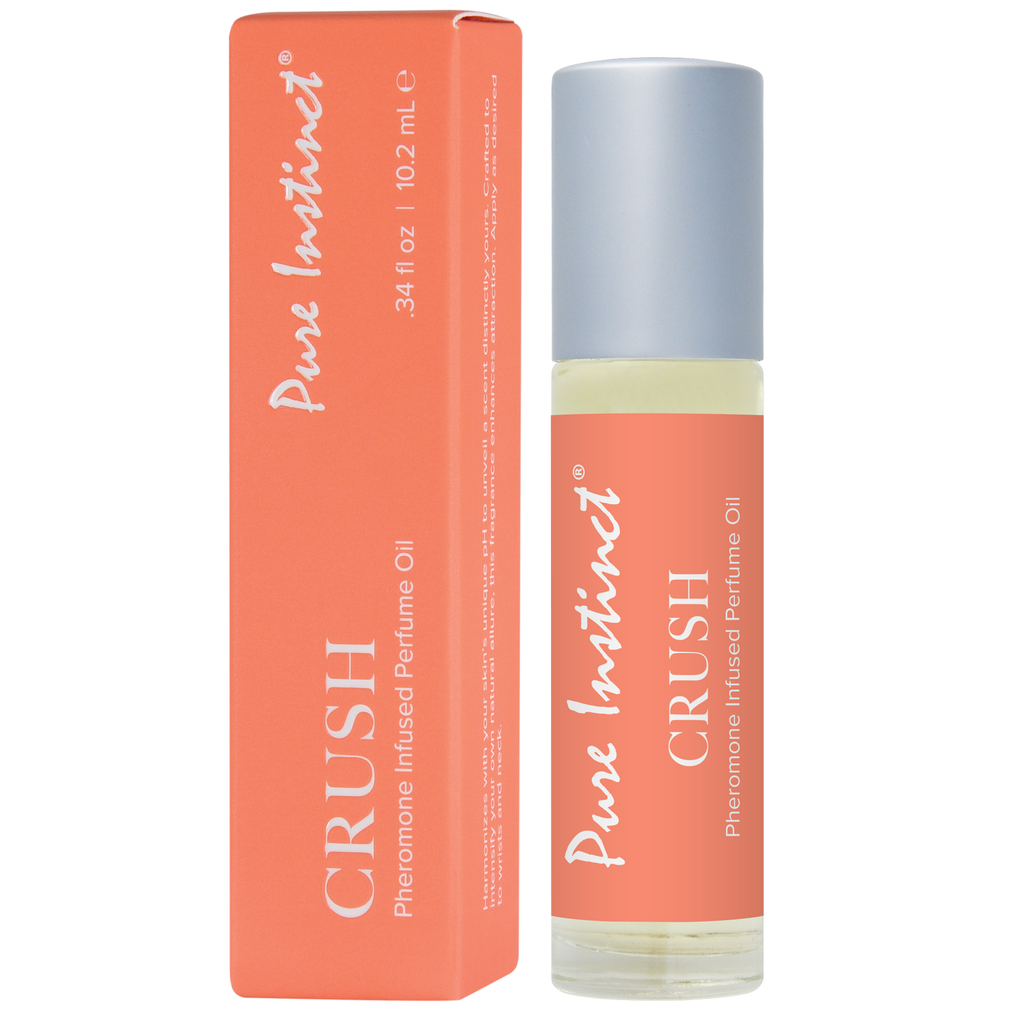 Pure Instinct Crush Pheromone Infused Roll-On .34oz | 10mL