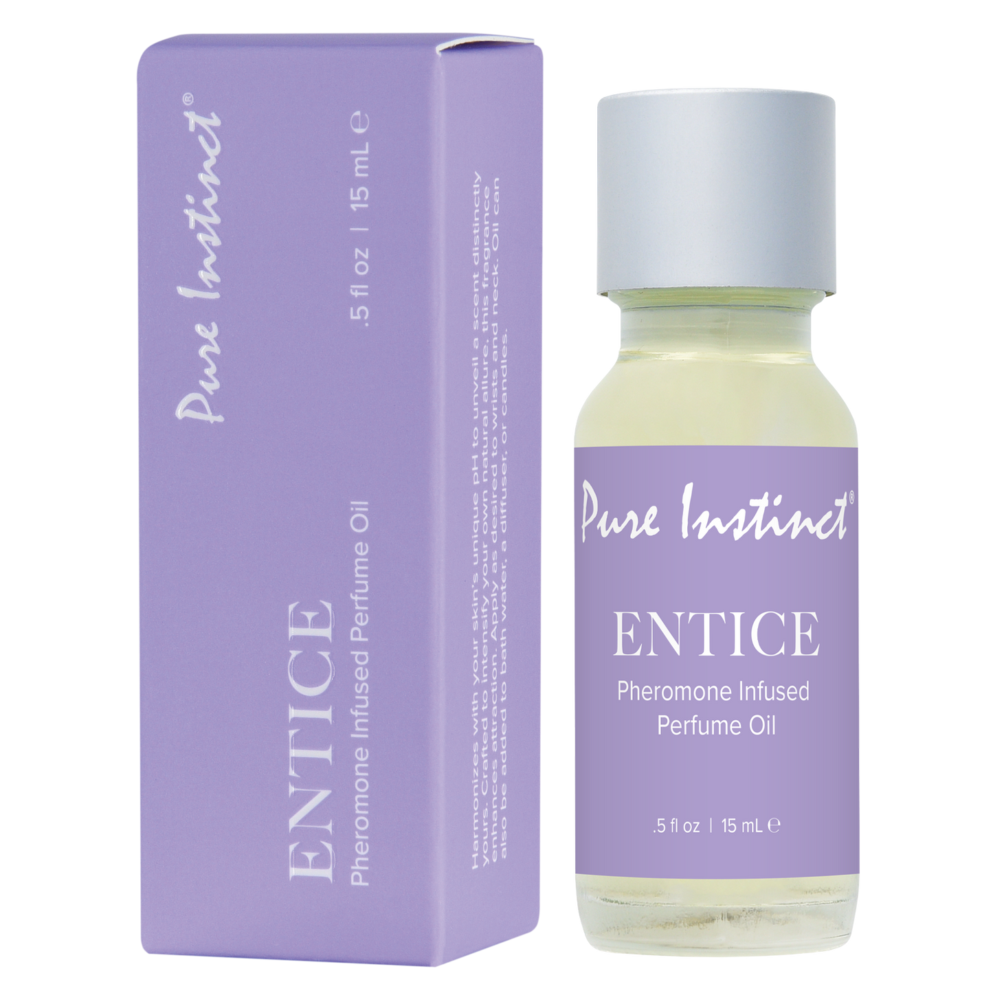 Pure Instinct Entice Pheromone Infused Perfume Oil .5oz | 15mL