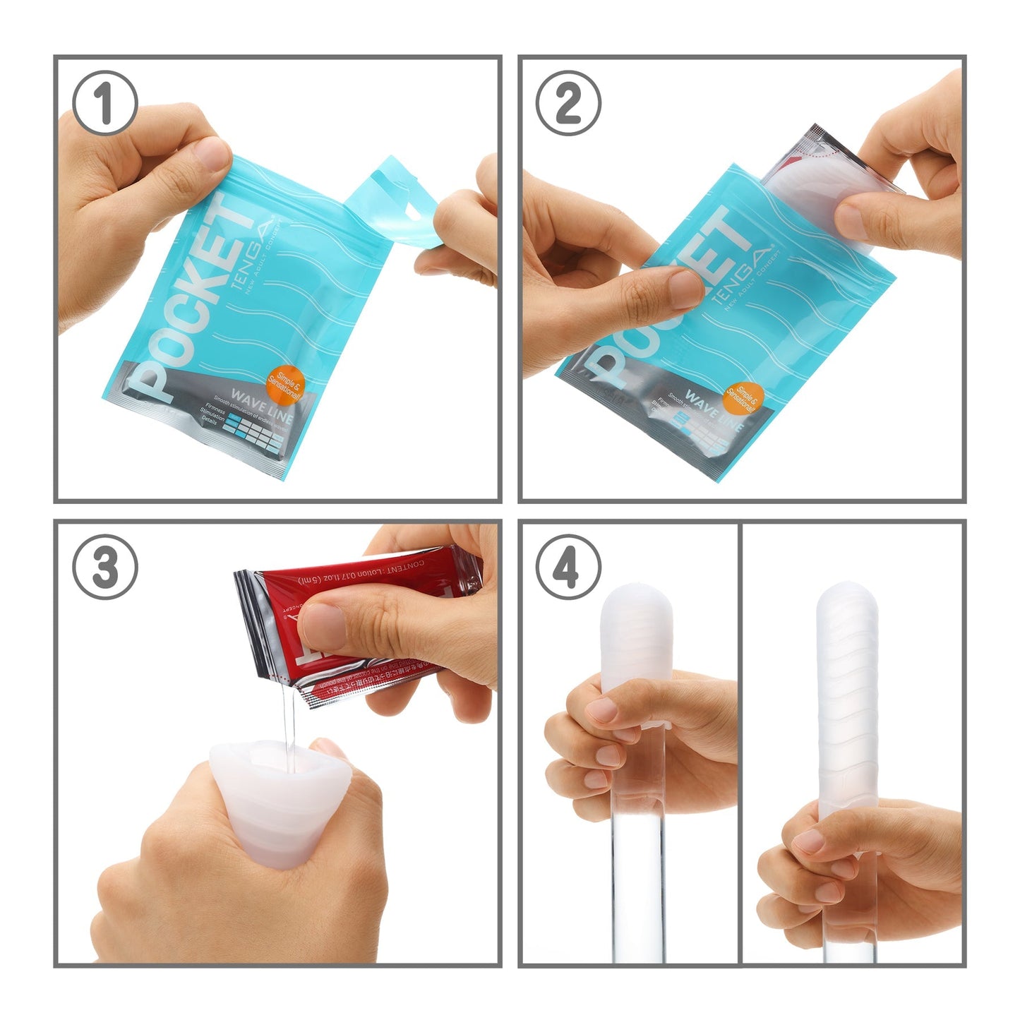 Tenga Pocket Masturbation Sleeve Cold Spark