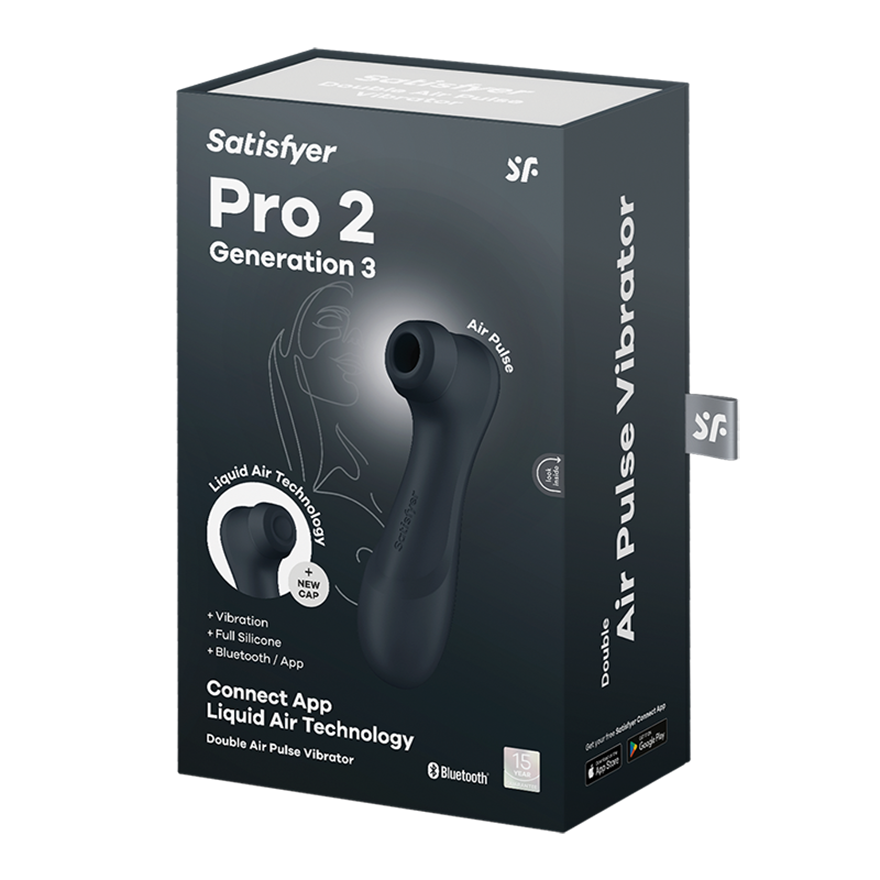 Satisfyer Pro 2 Gen 3 Connect App Stimulator - Dark Grey