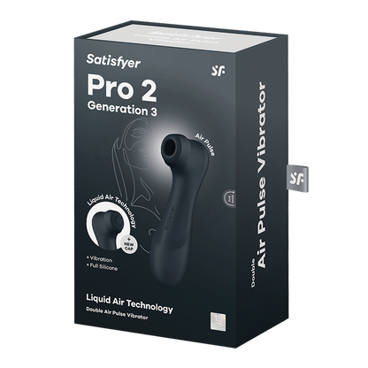 Satisfyer Pro 2 Gen 3 Clitoral Stimulator - Dark Grey
