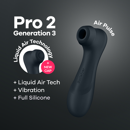 Satisfyer Pro 2 Gen 3 Clitoral Stimulator - Dark Grey