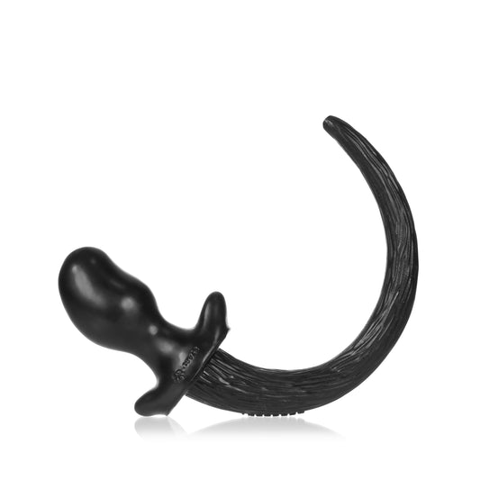 Oxballs Puppy Tail Beagle Butt Plug - Medium/Black