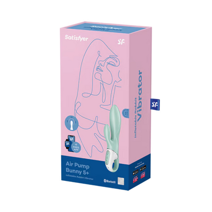 Satisfyer Air Pump Bunny 5+ Inflatable Rabbit Vibe Mint