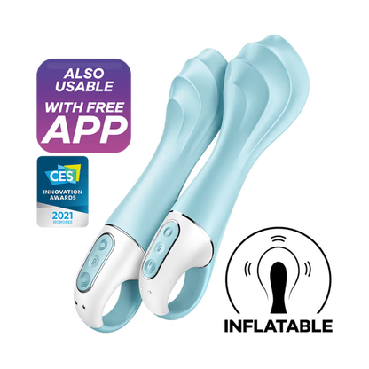 Satisfyer Air Pump Vibrator 5+ Blue