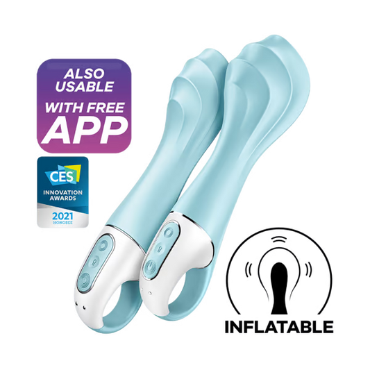 Satisfyer Air Pump Vibrator 5+ Blue