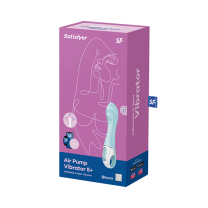 Satisfyer Air Pump Vibrator 5+ Blue
