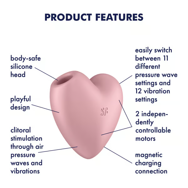 Satisfyer Cutie Heart - Pink