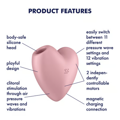 Satisfyer Cutie Heart - Pink