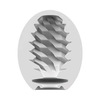 Satisfyer Masturbator Egg (Fierce) Yellow - Single