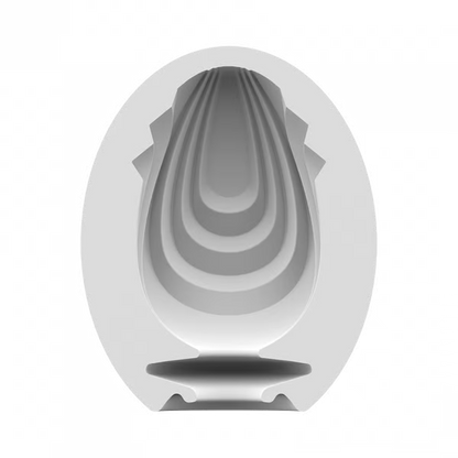 Satisfyer Masturbator Egg (Savage) Light Blue - Single