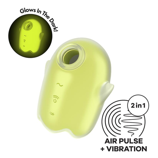 Satisfyer Glowing Ghost Air Pulse Vibrator - Yellow