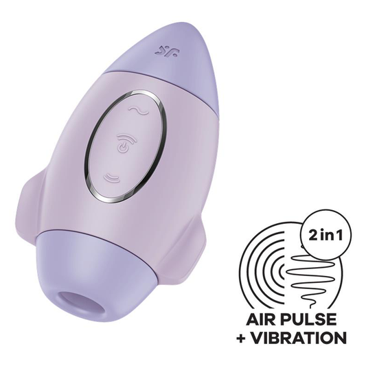 Satisfyer Mission Control Air Pulse Vibrator- Violet