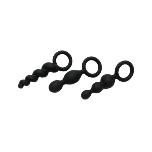 Satisfyer Booty Call Black Plug Set