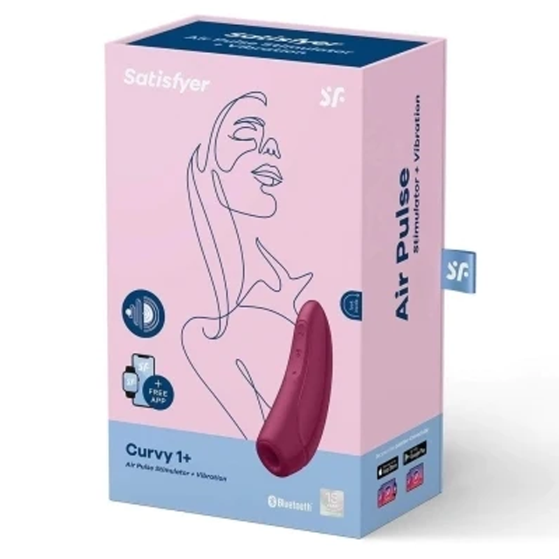 Satisfyer Curvy 1+ Dark Red Stimulator