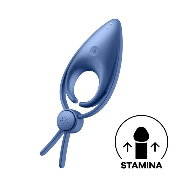 Satisfyer Sniper Ring Vibrator - Blue Grey