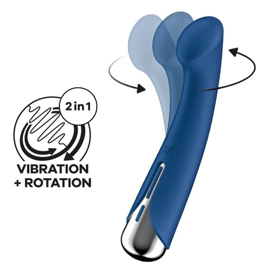 Satisfyer Spinning G-Spot 1 Rotating Vibrator - Blue