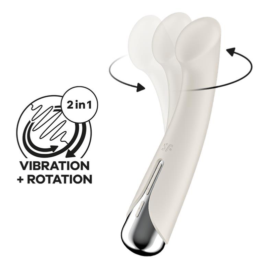 Satisfyer Spinning G-Spot 1 Rotating Vibrator - Beige