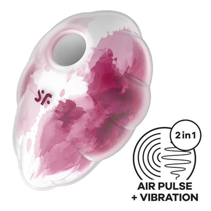 Satisfyer Cloud Dancer Air Pulse Vibrator Red