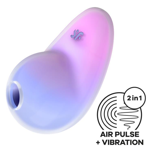 Satisfyer Pixie Dust Air Pulse Vibrator - Violet/Pink