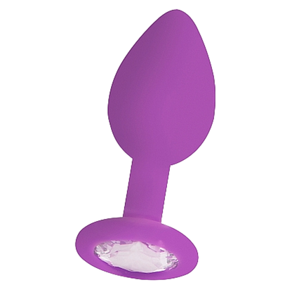 Shots Ouch! Regular Diamond Butt Plug Purple