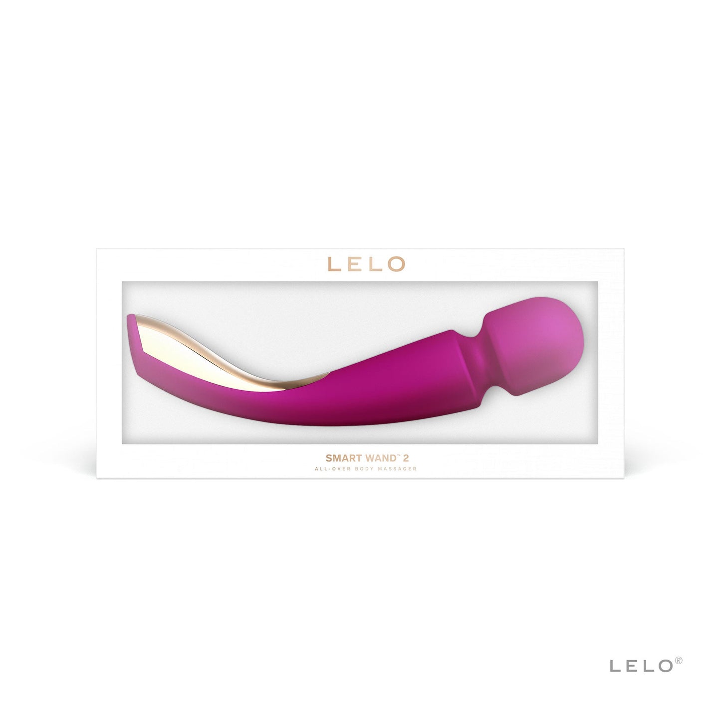 Lelo Smart Wand 2 Large Massager Deep Rose