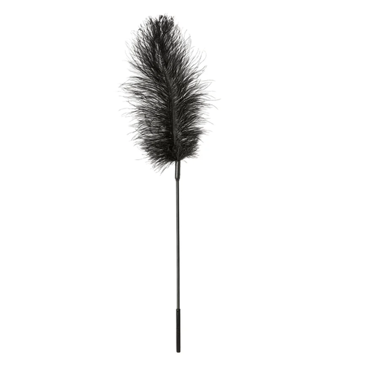 Sportsheets Ostrich Feather Tickler -  Black