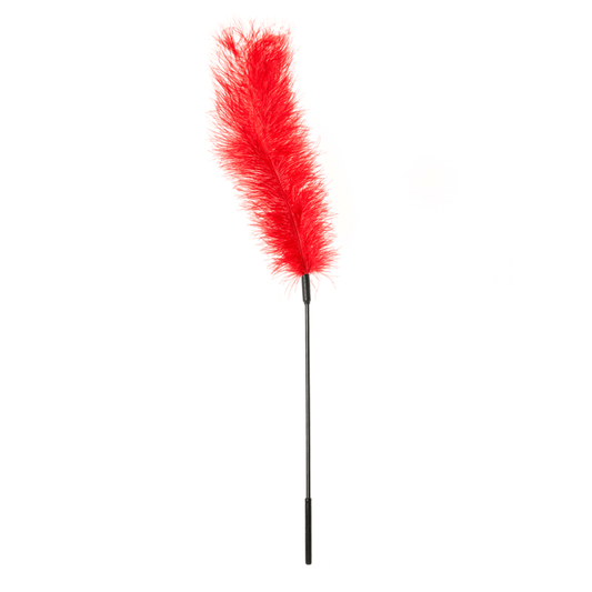 Sportsheets Ostrich Feather Tickler - Red