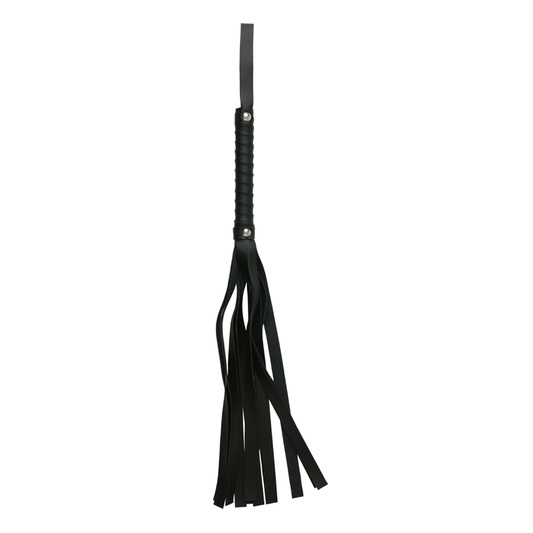 Sportsheets Black Faux Leather Flogger