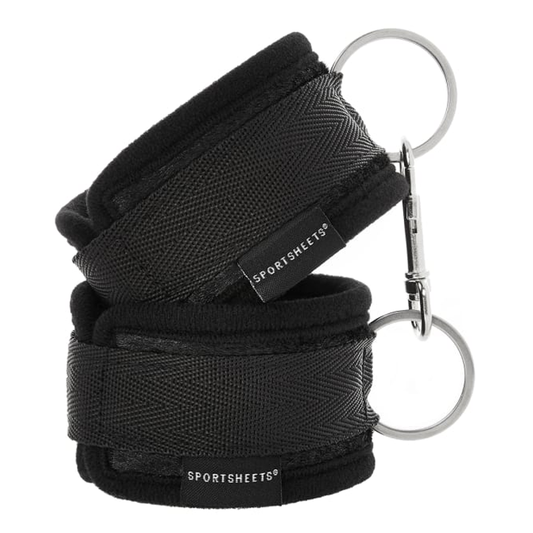 Sportsheets Soft Wrist Cuffs Black