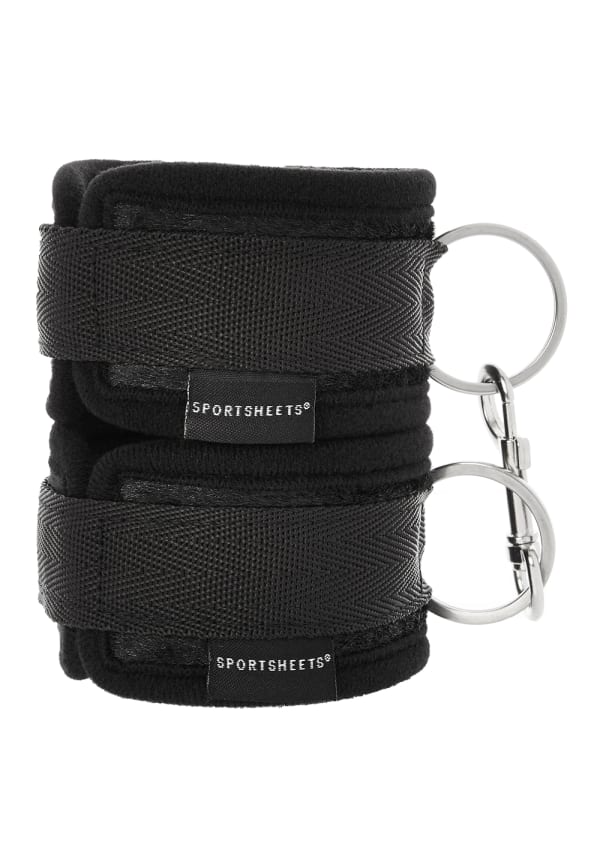Sportsheets Soft Wrist Cuffs Black