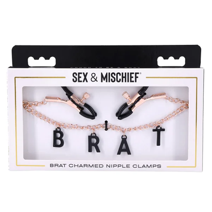 Sportsheets Brat Charmed Nipple Clamps