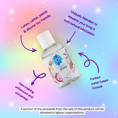 Sliquid Sparkle Pride Lube 4.2oz