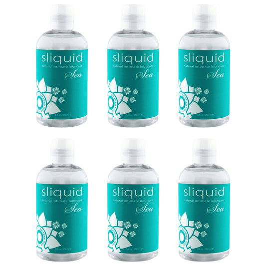 Sliquid Sea Natural Lubricant&nbsp 4.2oz Promo Case (4.2oz X 6)