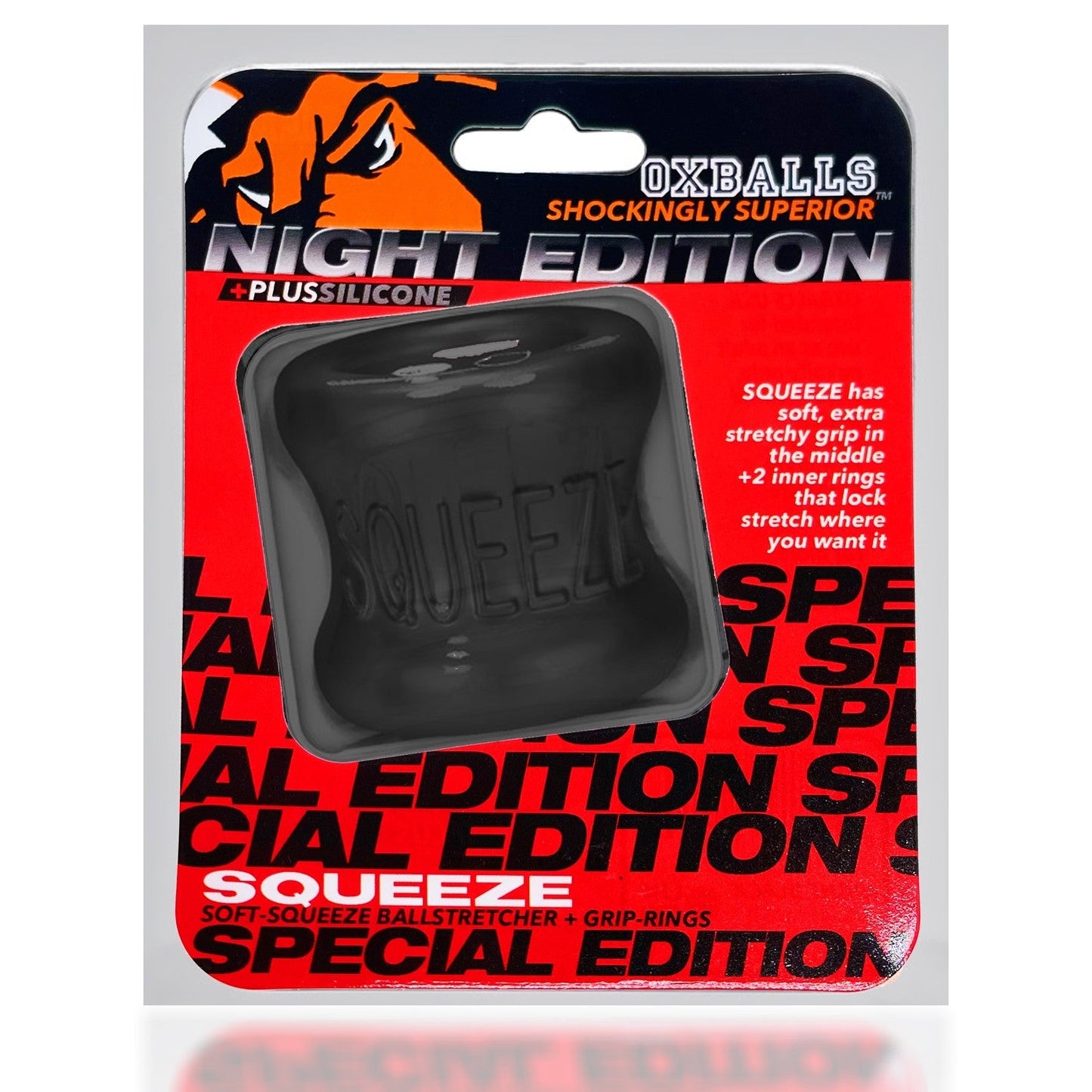 Oxballs Squeeze Soft-Grip Ball Stretcher Special Edition Night