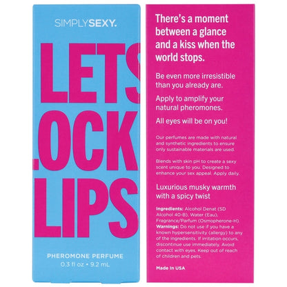 Simply Sexy Let's Lock Lips Pheromone Infused Perfume 0.3oz | 9.2mL