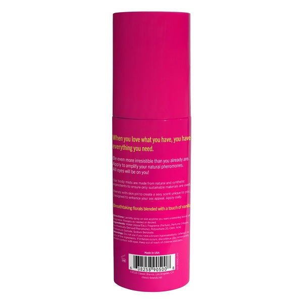 Simply Sexy Pheromone Body Mist Love All of Me - 3.35 floz | 99mL