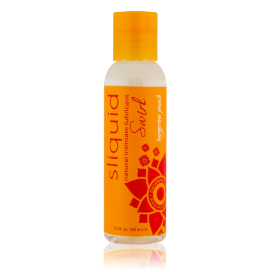 Sliquid Swirl Tangerine Peach Flavored Lubricant 2oz