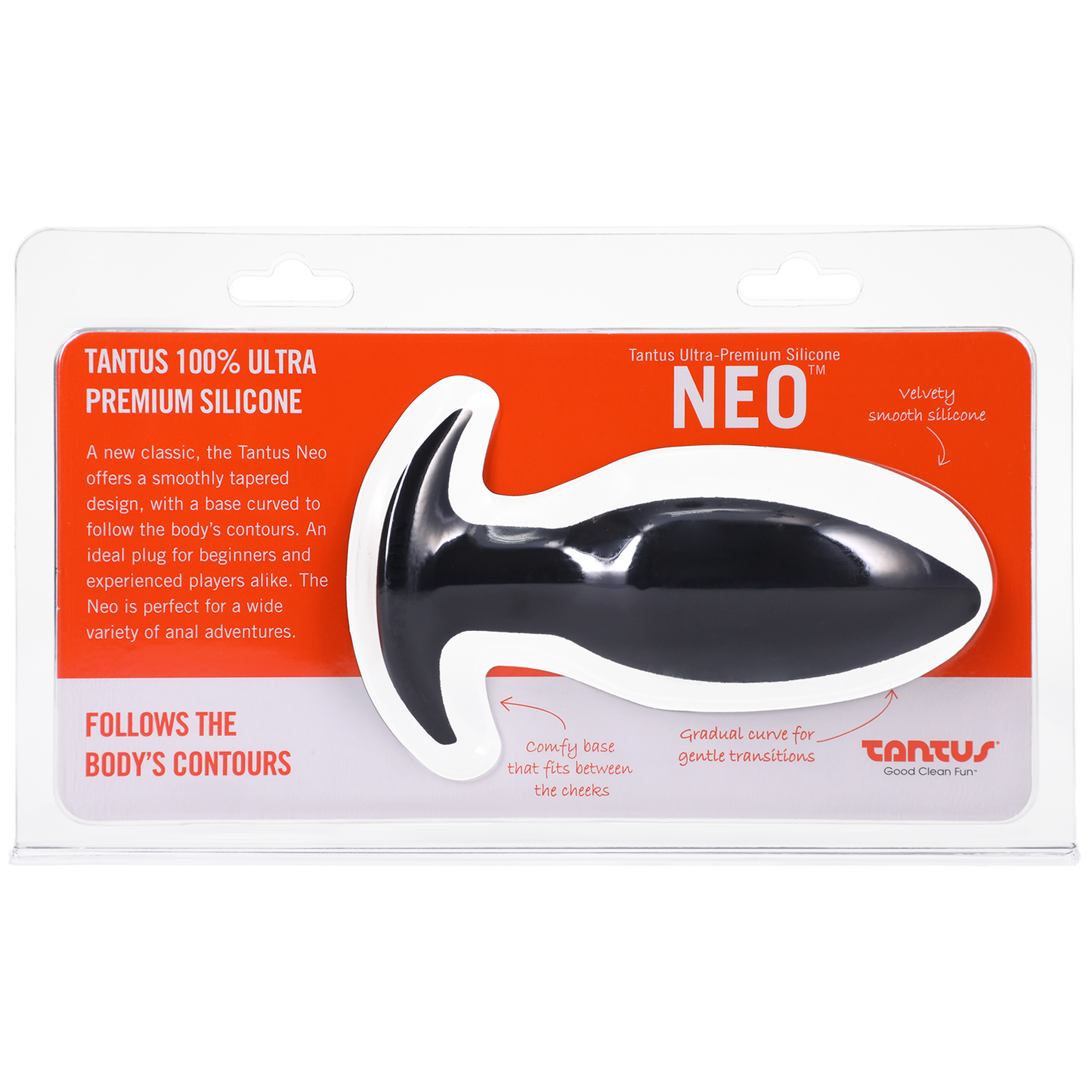 Tantus Neo Silicone Plug Black