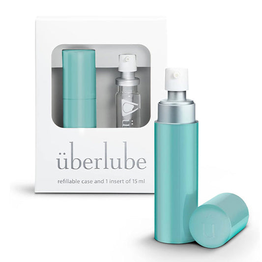 Uberlube Luxury Silicone Lubricant Good-To-Go Traveler - Aqua