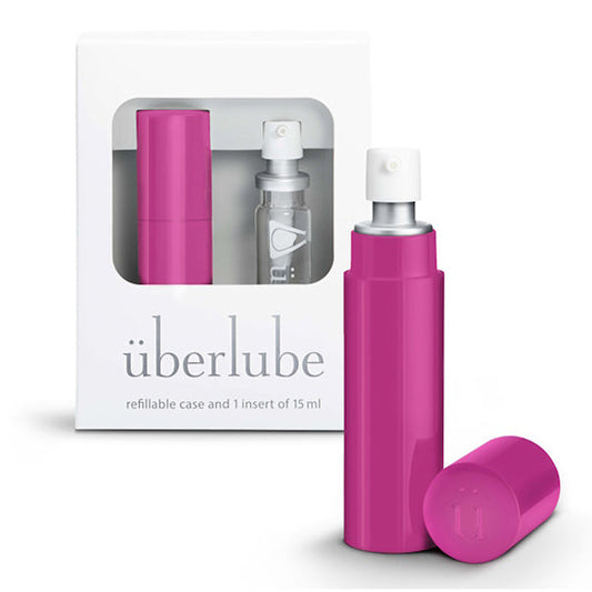Uberlube Luxury Silicone Lubricant Good-To-Go Traveler - Pink