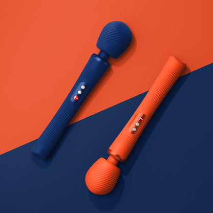 Fun Factory Vim Weighted Rumble Wand Massager Blue